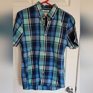 Mens Short Sleeve Button Up